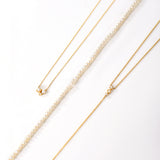 Henrietta Lariat Pearl and Diamond Necklace