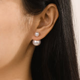 Valentina Double Pearl Studs