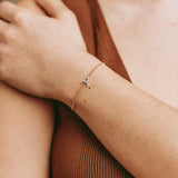 Diamond Pave Initial Bracelet