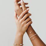 Diamond Pave Initial Bracelet
