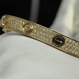 Cartier Love Bracelet - Small Model, Pave Diamonds