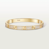 Cartier Love Bracelet - Classic Model, Pave Diamonds