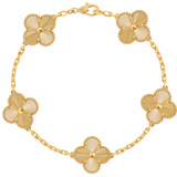 VCA Vintage Alhambra Bracelet - Guilloche