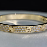 Cartier Love Bracelet - Small Model, Pave Diamonds