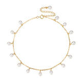 Lucy Dangling Pearl Anklet