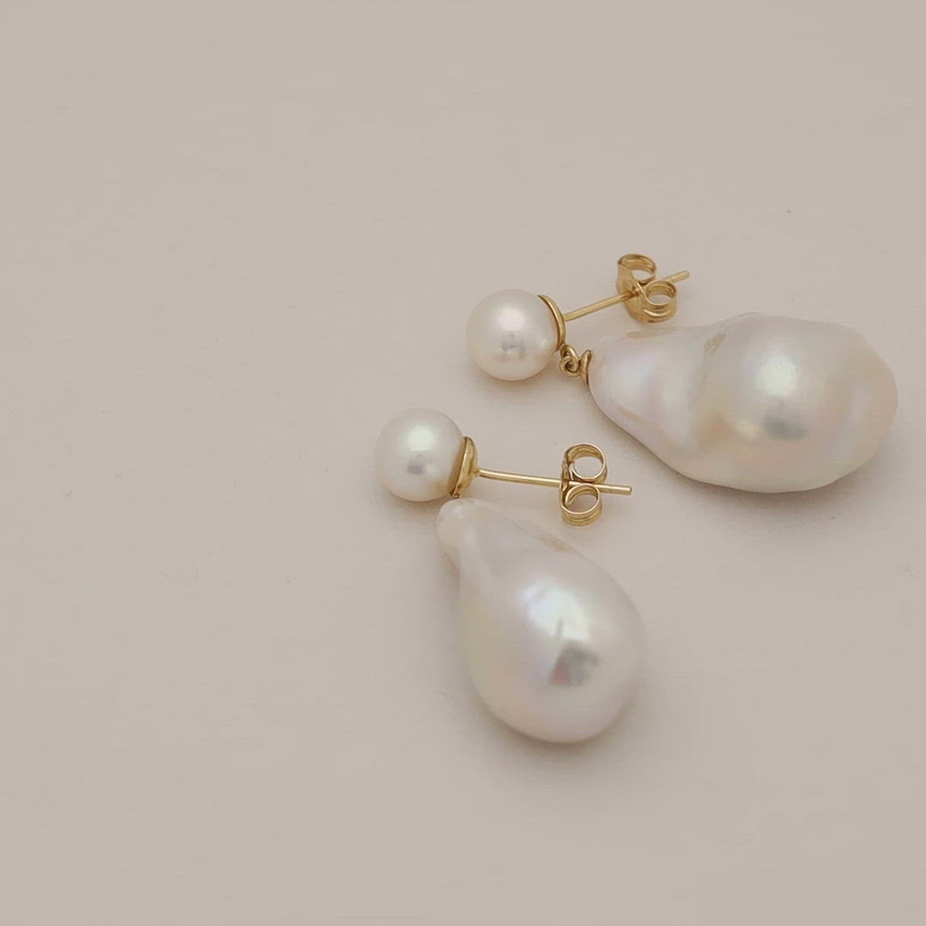 Ana Baroque Pearl Earrings – LA GROTTA COLLECTIVE