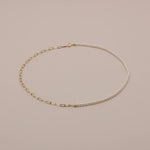 360 video of mini pearl with 18k solid gold chain necklace