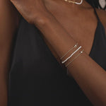 Video of Evil eye solid gold and freshwater pearl bracelet