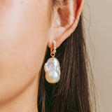 Baroque Pearl Earring Charm