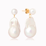Ana Baroque Pearl Earrings
