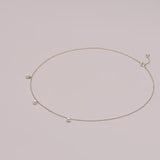 Video of three freshwater pearl and solid gold necklace